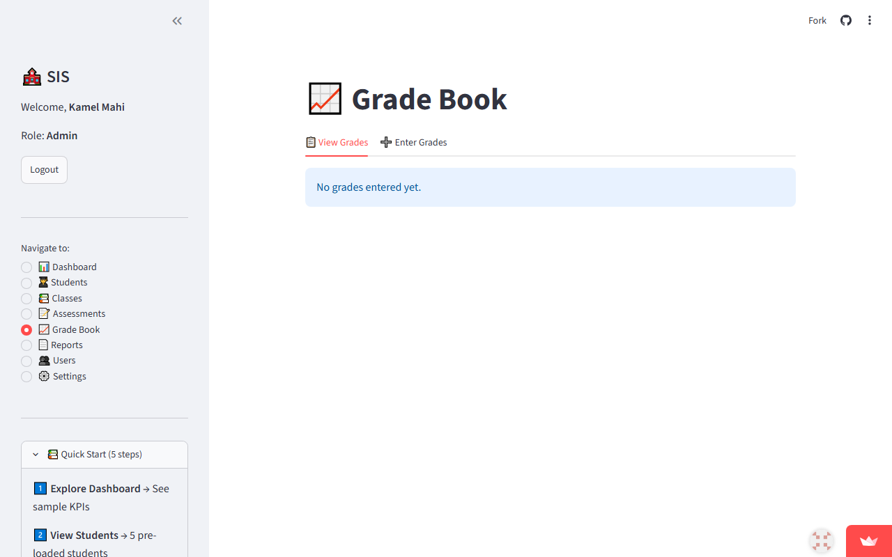 Grade Book